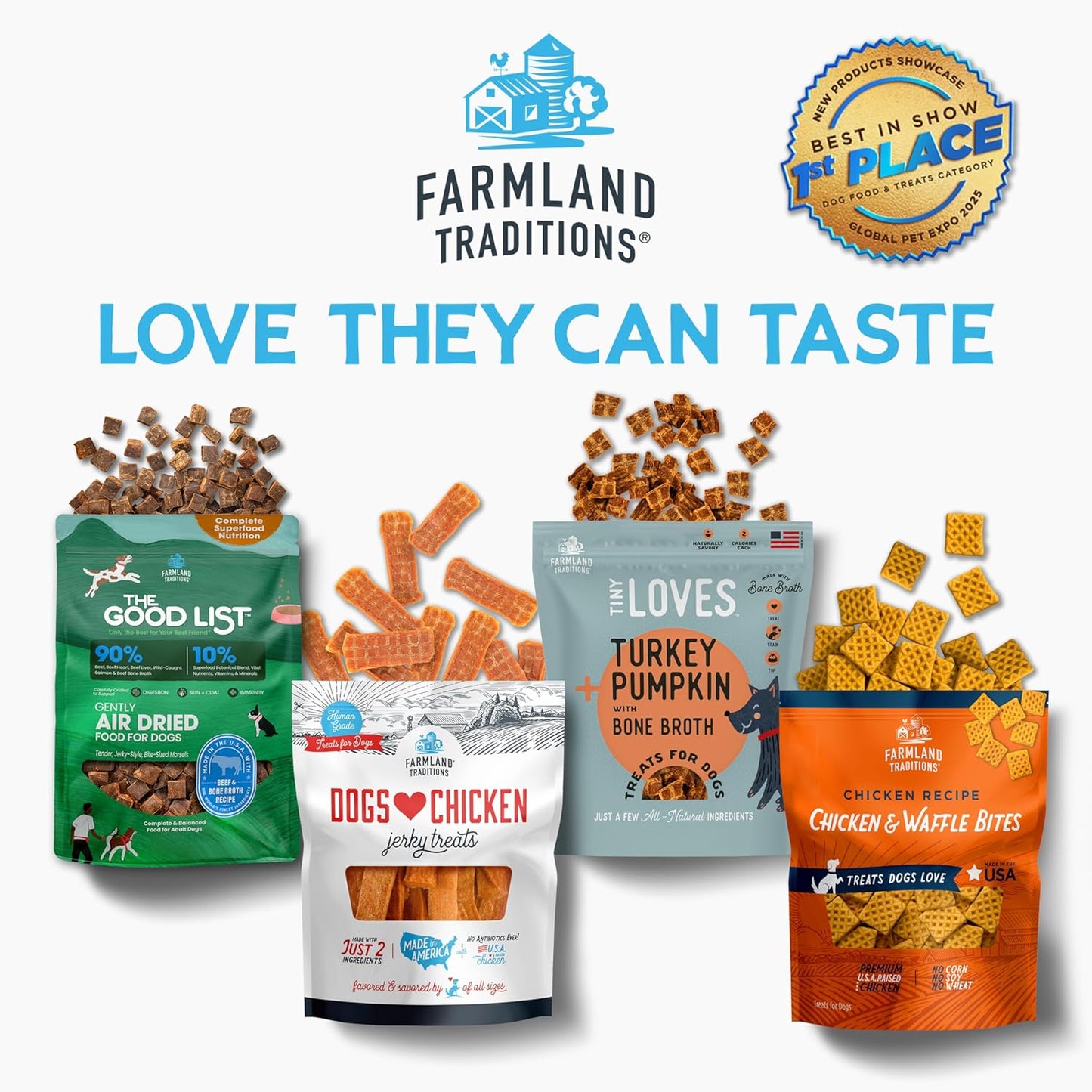 Dogs Love Chicken Premium Jerky Treats for Dogs